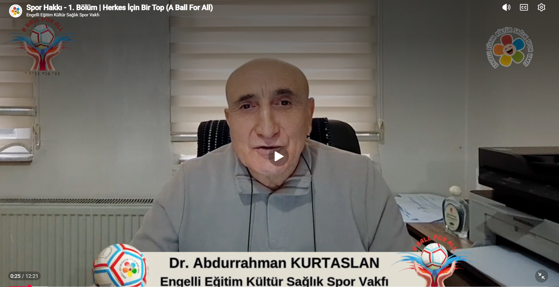 Herkes İçin Bir Top Projesi E-Öğrenme