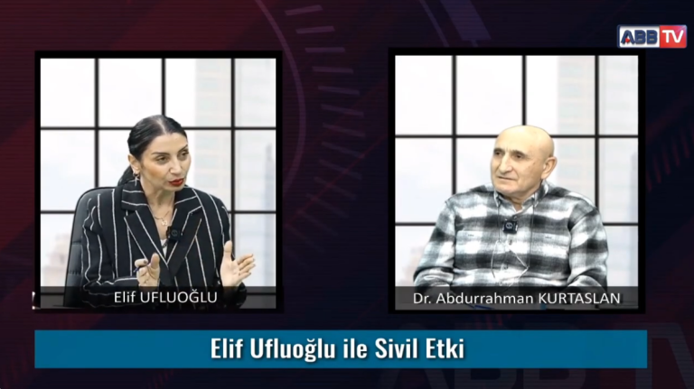 Başkanımız ABB TV ‘de Elif Ufluoğlu ile Sivil Etki Programına Konuk Oldu